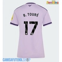 Camisa de time de futebol Newcastle United Bazoumana Toure #17 Replicas 3º Equipamento Feminina 2026-27 Manga Curta